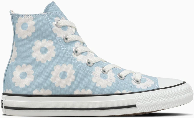 匡威All Star花卉印花高帮运动鞋 浅蓝/白 31318122 Lookbook 匡威All Star花卉印花高帮运动鞋 浅蓝/白 31318122
