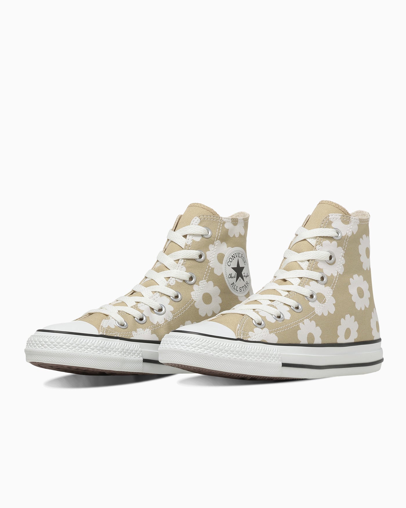 Order Converse All Star 花朵印花高筒運動鞋 奶油黃/白 31318121