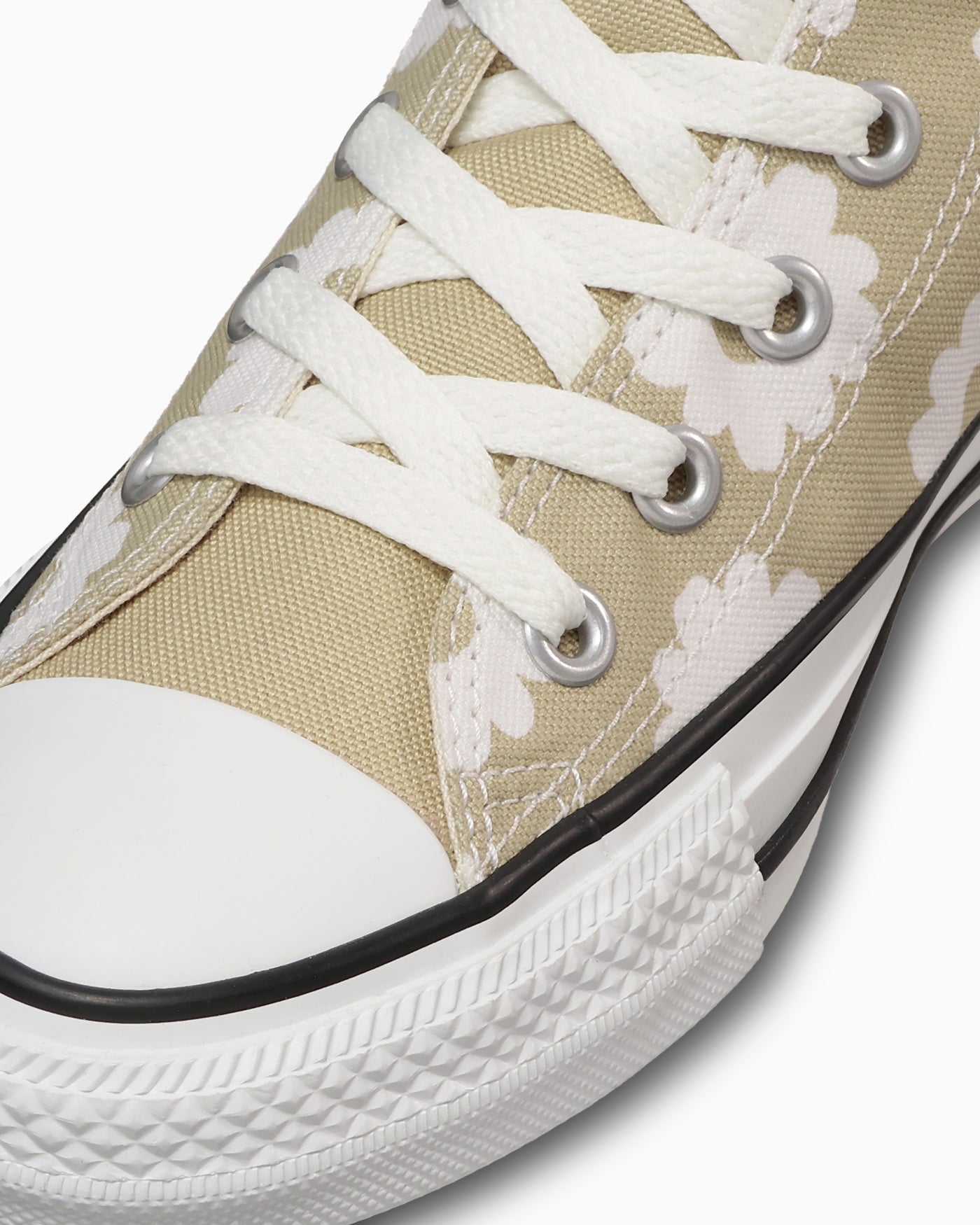 Sizing Converse All Star 花朵印花高筒運動鞋 奶油黃/白 31318121