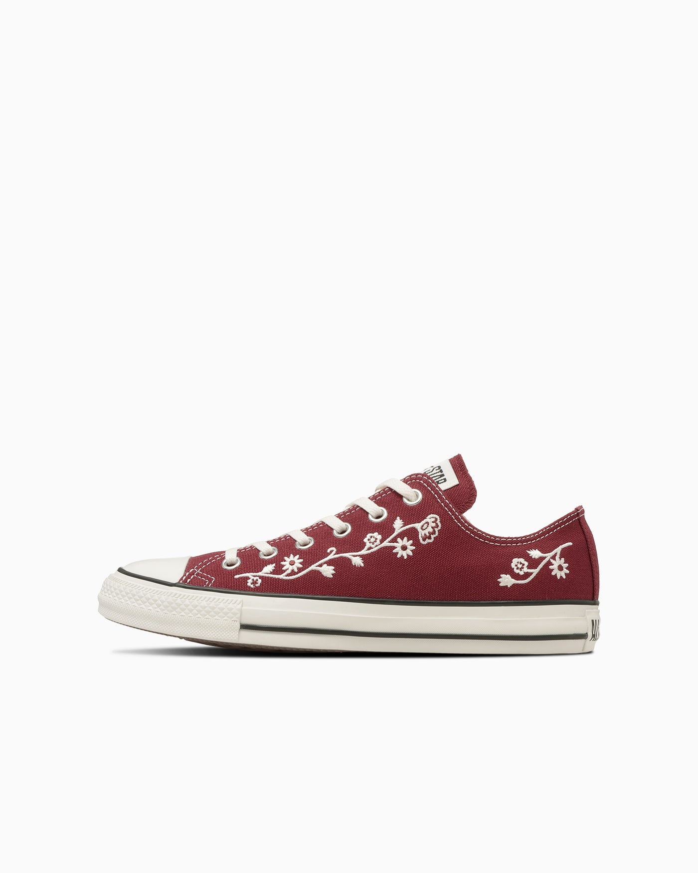 Converse All Star Folkstitch Ox Low-Top Sneakers Burgundy/White 31318542
