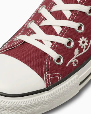 Converse All Star Folkstitch Ox Baskets Basses Bourgogne/Blanc 31318542 Sizing Converse All Star Folkstitch Ox Baskets Basses Bourgogne/Blanc 31318542