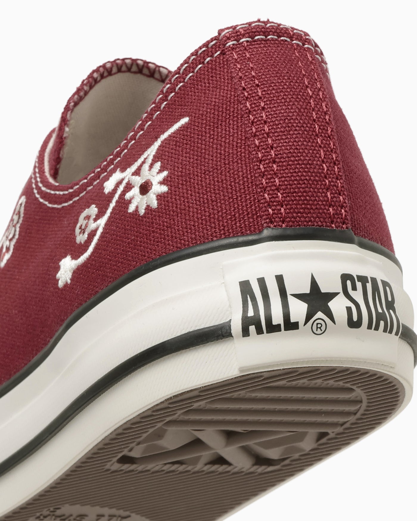 Cheap Converse All Star Folkstitch Ox Baskets Basses Bourgogne/Blanc 31318542