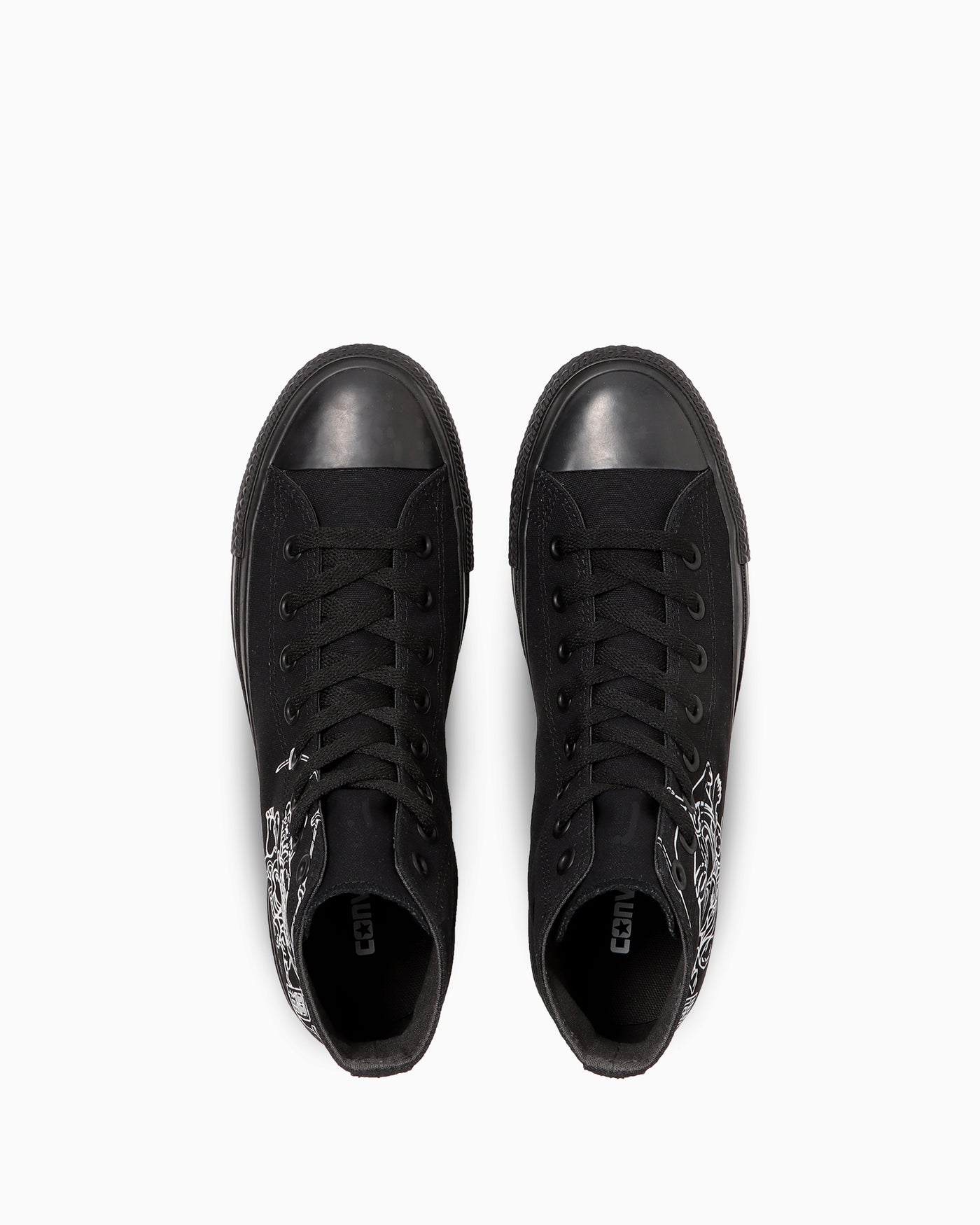 Shop コンバース オールスター 風神雷神 ハイ スニーカー ブラック 31316660