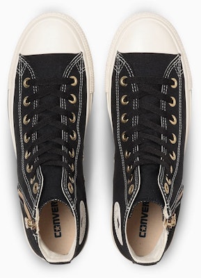 Converse All Star 金拉鍊高筒 黑色 31312240 Shop Converse All Star 金拉鍊高筒 黑色 31312240