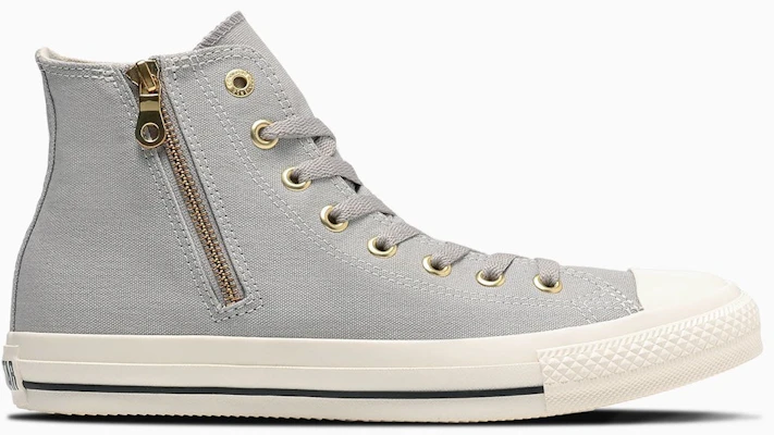 Converse All Star Goldzip Hi Top Zapatillas Gris Claro 31312242 Lookbook Converse All Star Goldzip Hi Top Zapatillas Gris Claro 31312242