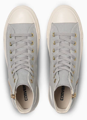 Converse All Star Goldzip Hi Top Zapatillas Gris Claro 31312242 Shop Converse All Star Goldzip Hi Top Zapatillas Gris Claro 31312242