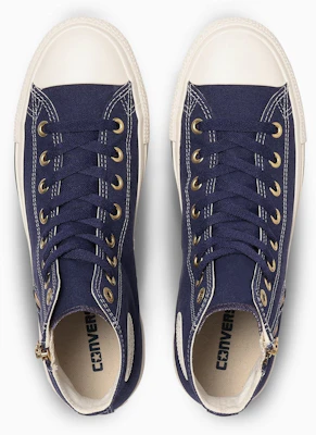 컨버스 올스타 골드집 하이탑 스니커즈 다크 네이비 31312241 Shop 컨버스 올스타 골드집 하이탑 스니커즈 다크 네이비 31312241