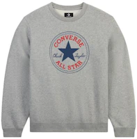 Converse All Star Graphic Logo Sweatshirt Unisex Grey 10025472-A03 Converse All Star Graphic Logo Sweatshirt Unisex Grey 10025472-A03