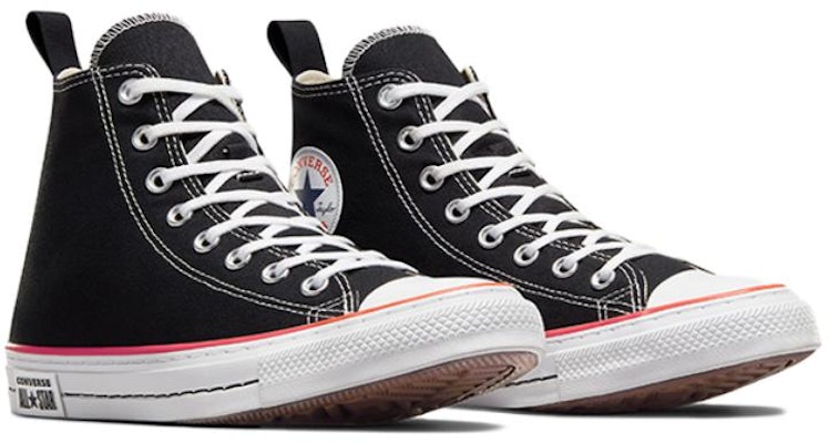 Converse All Star 舒適百搭 耐磨透氣輕便 高筒 帆布鞋 男女都適合 黑色 Lookbook Converse All Star 舒適百搭 耐磨透氣輕便 高筒 帆布鞋 男女都適合 黑色