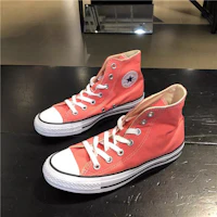 Converse All Star High 'Coral Red Washed Denim' 161417c Converse All Star High 'Coral Red Washed Denim' 161417c