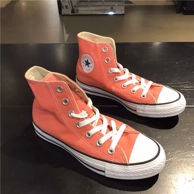 Converse All Star Tinggi 'Denim Merah Coral Dicuci' 161417c Order Converse All Star Tinggi 'Denim Merah Coral Dicuci' 161417c