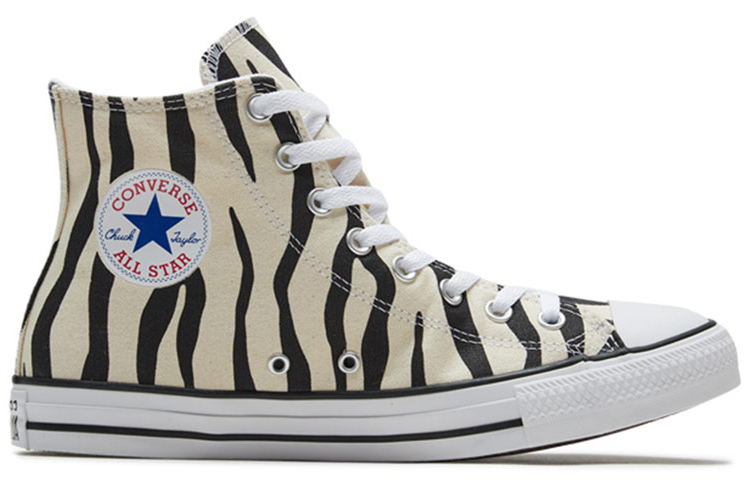 Converse Archive Print Chuck Taylor All Star High Top In Black/Greige 'White' 圖 2
