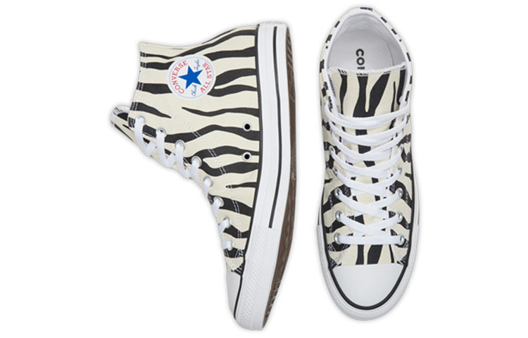 Converse Archive Print Chuck Taylor All Star High Top In Black/Greige 'White' 圖 4