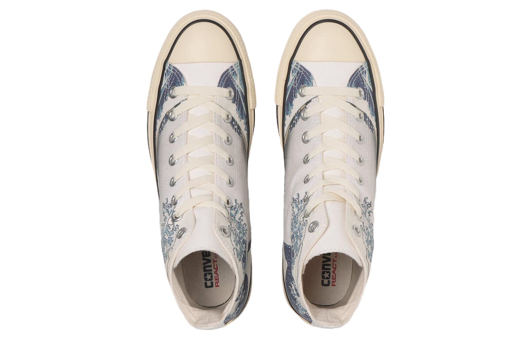 Converse All Star Wave Ukiyoeprint High Top 'White' 圖 4
