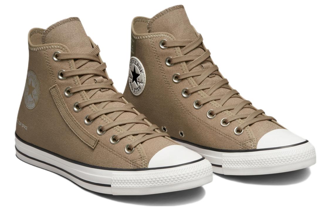 Lookbook 匡威 All Star 系列 Future Utility 潮流休閒 高筒 帆布鞋 男女同款 棕色