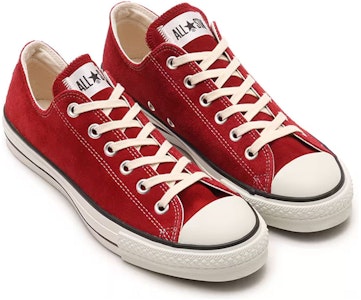 Converse All Star J Ox 紅色麂皮鞋 31315210 Order Converse All Star J Ox 紅色麂皮鞋 31315210