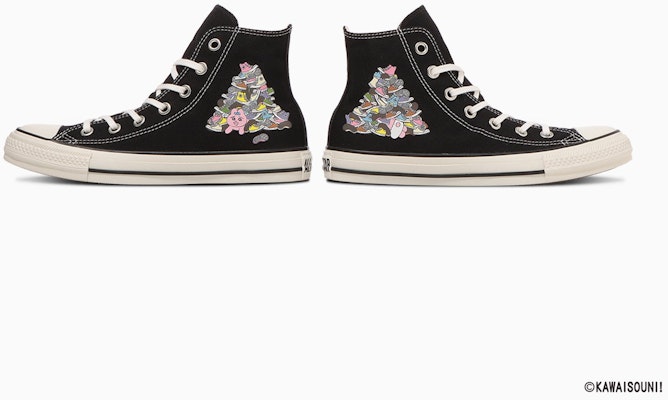 Converse All Star KM Hi "Kawaisouni" Kasut Hitam. 31316590 3