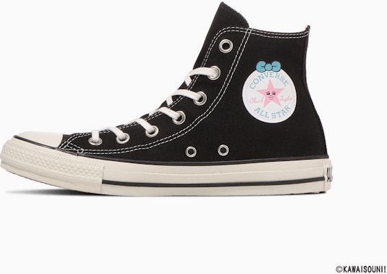 Converse All Star KM Hi "Kawaisouni" Kasut Hitam. 31316590 Order Converse All Star KM Hi "Kawaisouni" Kasut Hitam. 31316590