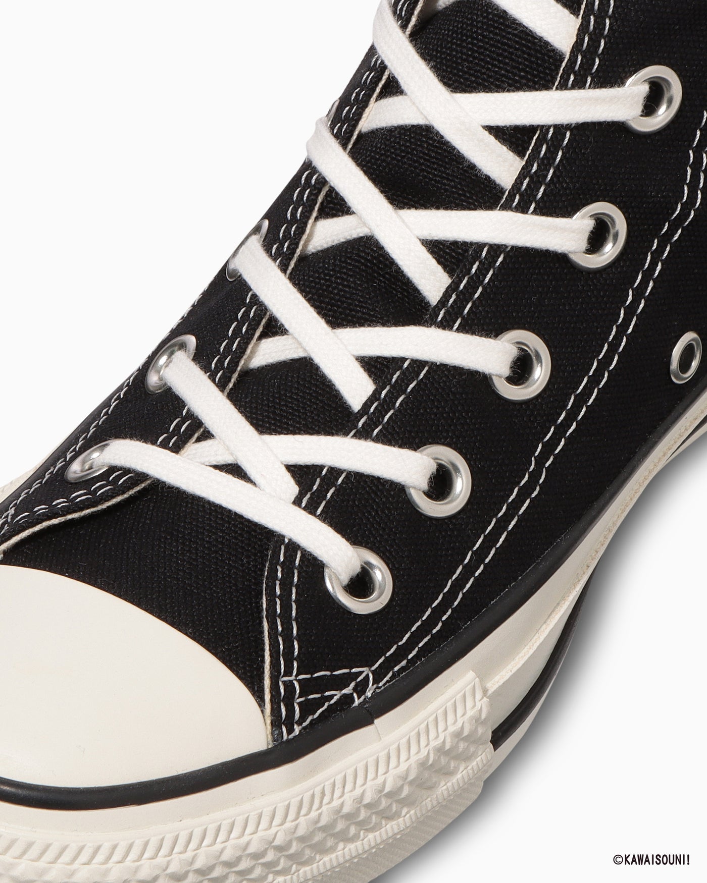 Sizing Converse All Star KM Hi "Kawaisouni" Kasut Hitam. 31316590