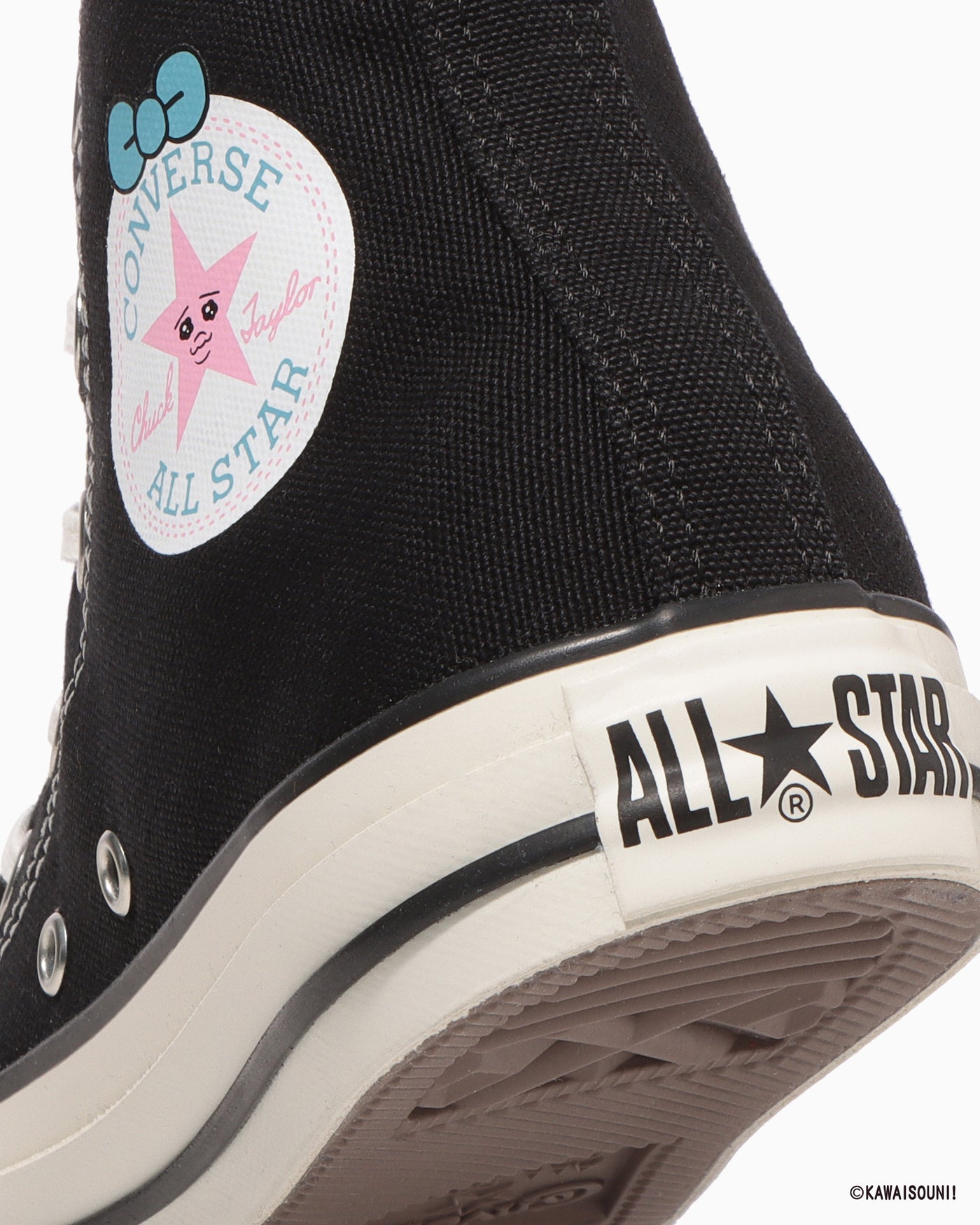Cheap Converse All Star KM Hi "Kawaisouni" Kasut Hitam. 31316590