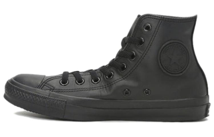 Converse All Star Leather High Top 'Black'