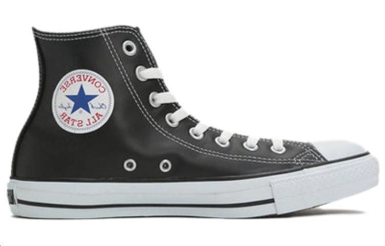 Converse All Star Leather High Top 'Black White' 圖 2