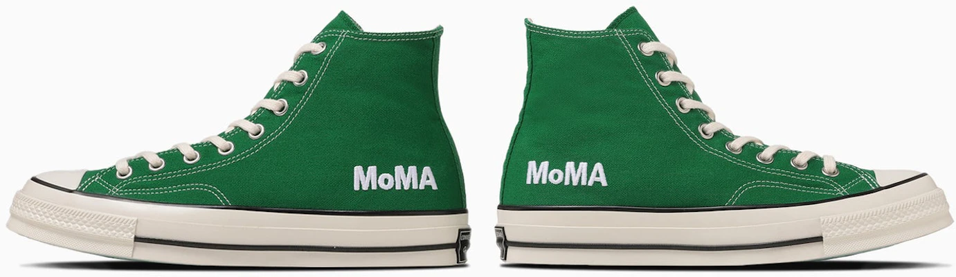 컨버스 올스타 레거시 하이 MoMA 콜라보 스니커즈 켈리 그린 31317583 3