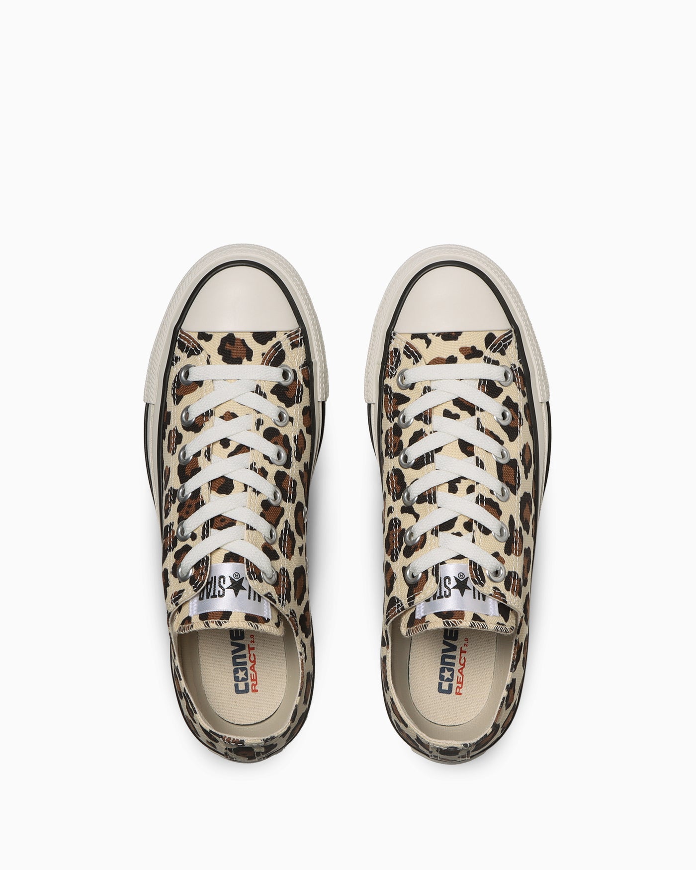 Shop (W) Converse All Star 豹紋低筒棕色帆布鞋 31311780