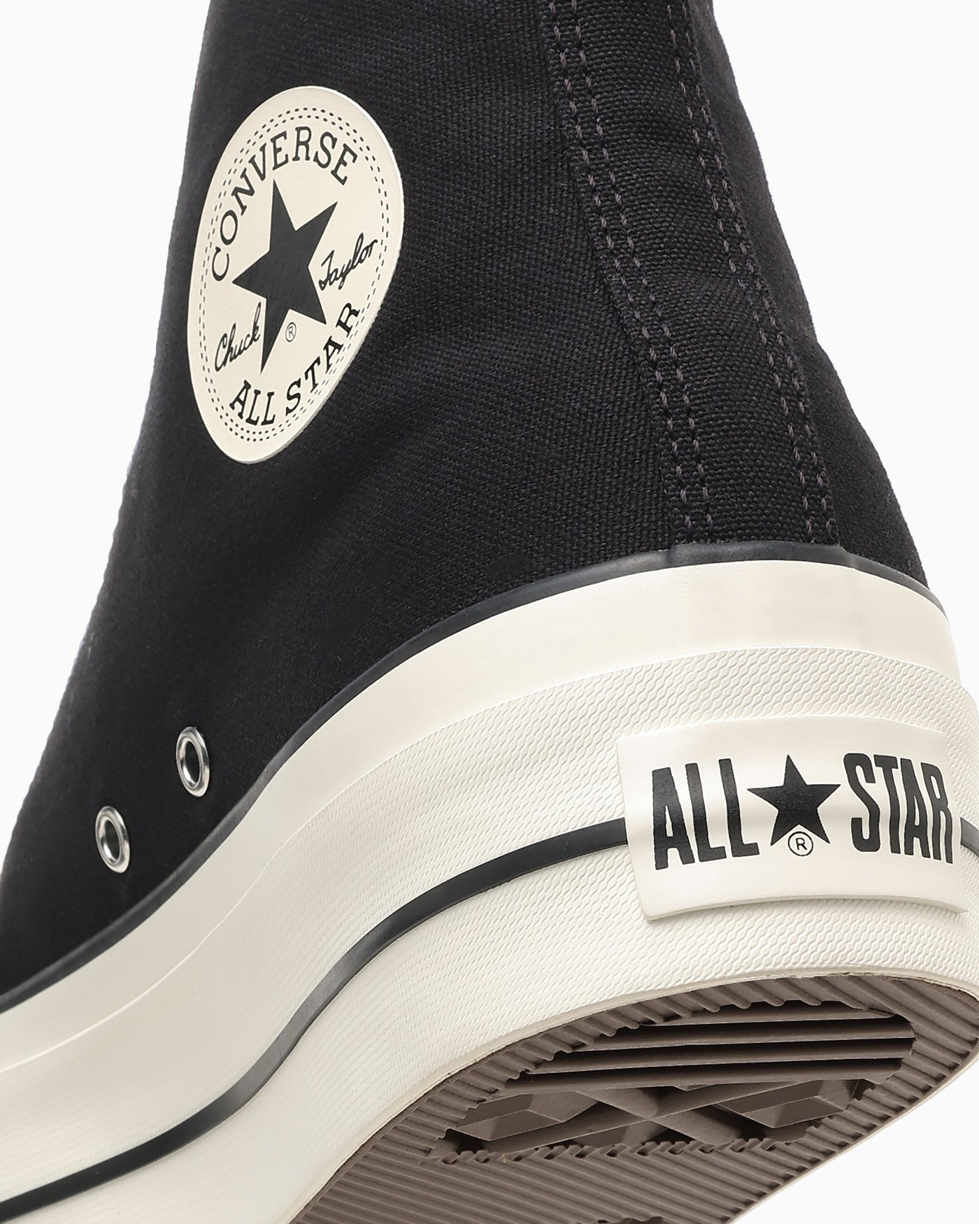 Cheap 匡威All Star厚底高帮休闲鞋黑色 31317400