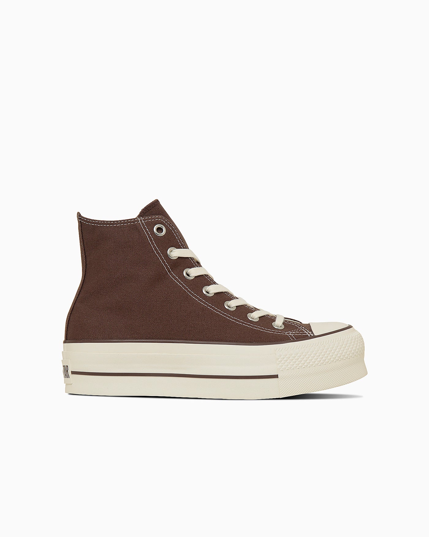 Lookbook Converse All Star Lifted High Top Sneakers Chocolate brown 31315350