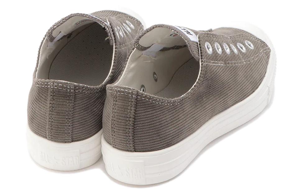 Shop Converse All Star Light Corduroy Slip OX 'Kelabu Arang' 31306801