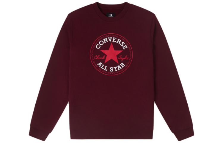 Converse All Star Logo Star Print Crewneck Sweatshirt Unisex 10025472-A06