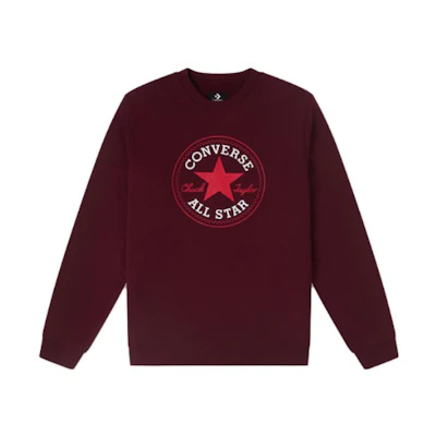 Converse All Star Logo Star Print Crewneck Sweatshirt Unisex 10025472-A06