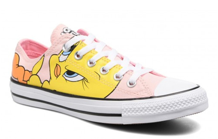 Lookbook Converse All Star Looney Tunes ''Vapor Pink'' Sneakers 158237C