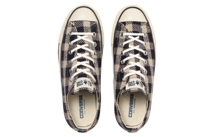 Shop Converse All Star US Wool Plaid Ox 'Hitam Putih' 31310470