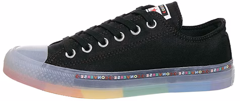 Converse All Star Low Trainers Rainbow Black Exclusive 168199C Converse All Star Low Trainers Rainbow Black Exclusive 168199C