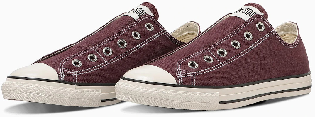 匡威全明星低帮懒人帆布鞋酒红色 31317200 Order 匡威全明星低帮懒人帆布鞋酒红色 31317200