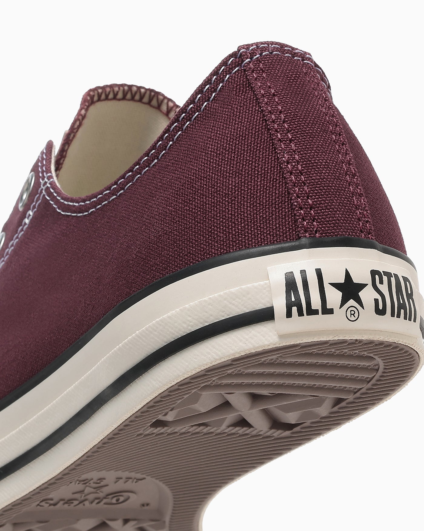 Cheap 匡威全明星低帮懒人帆布鞋酒红色 31317200