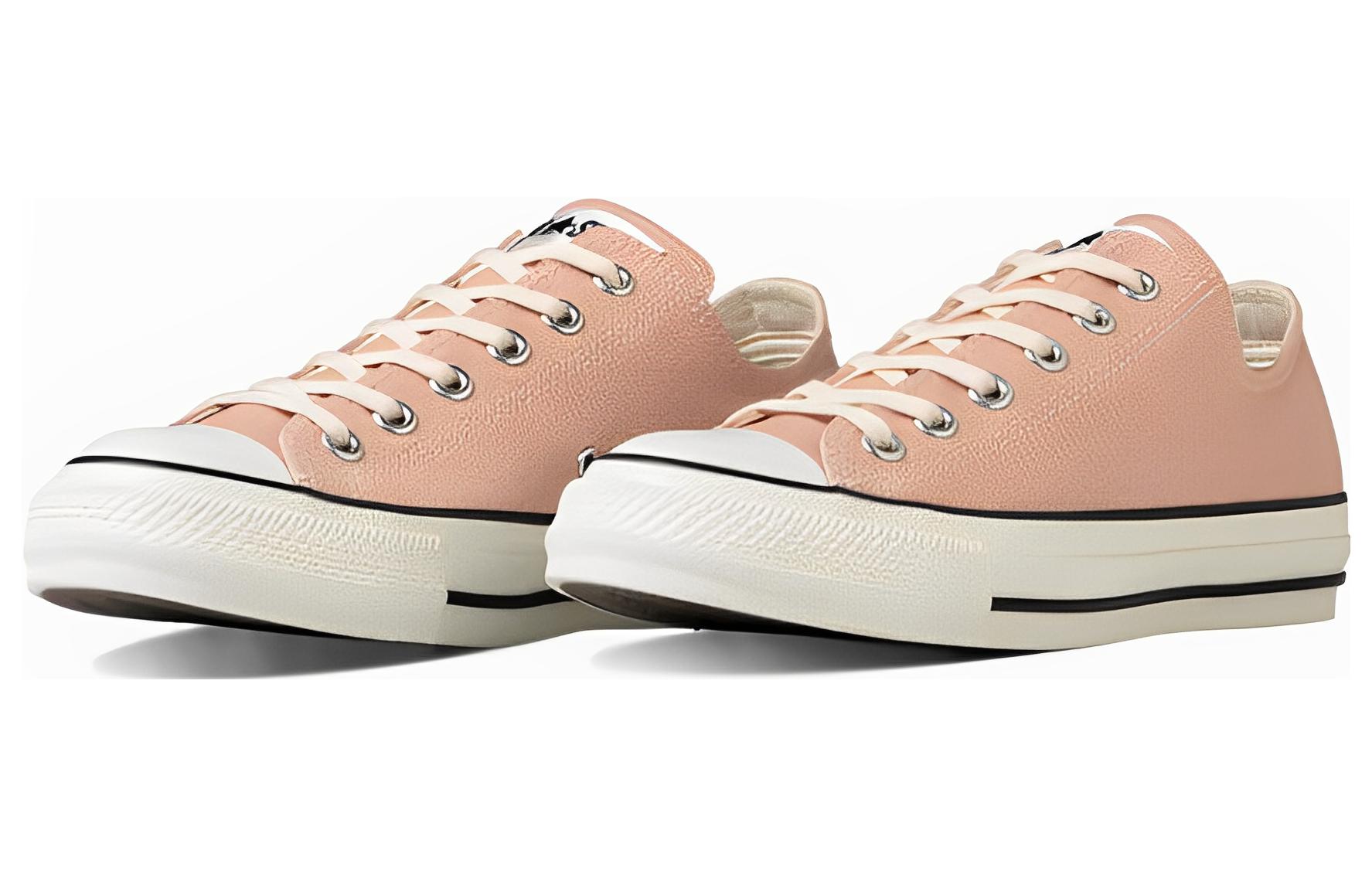 Lookbook Converse All Star ? Nokorizome Ox 耐磨防滑 低幫 帆布鞋 男女同款 粉白 日版