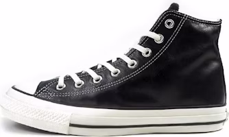 Converse All Star Olive Green Leather Hi 'Black' 1SC616 Converse All Star Olive Green Leather Hi 'Black' 1SC616