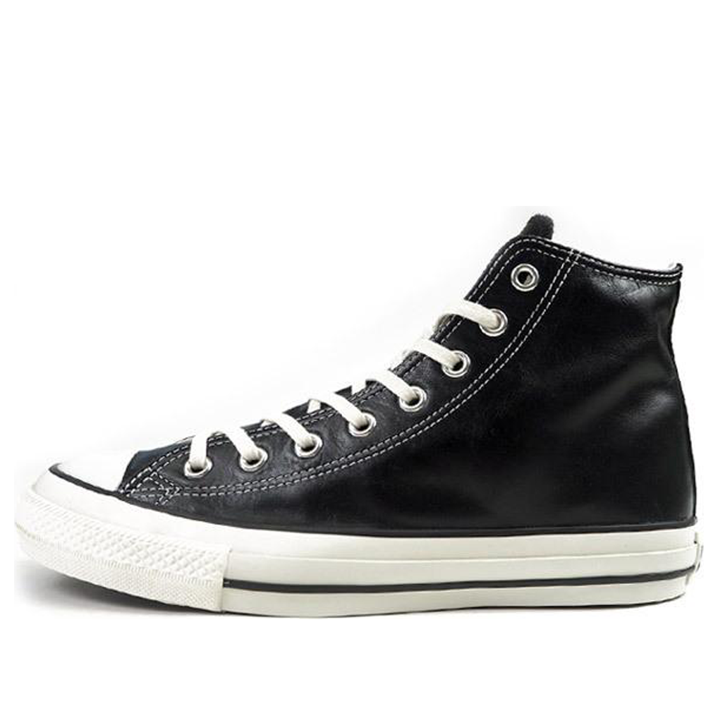 Converse All Star Olive Green Leather Hi 'Black' 1SC616