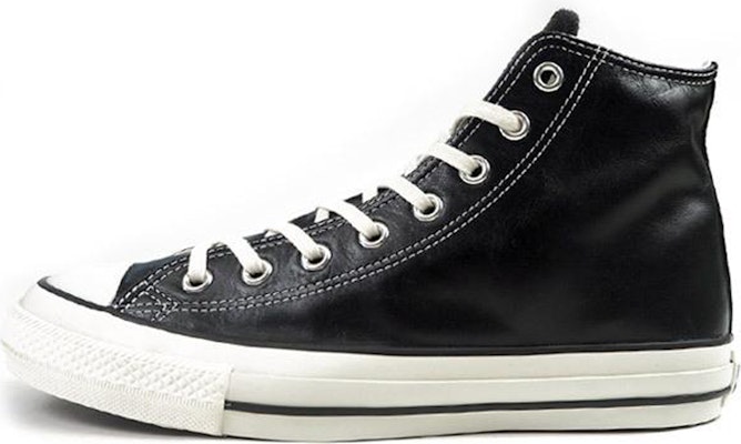 Converse All Star Olive Green Leather Hi 'Black' 1SC616 Buy Converse All Star Olive Green Leather Hi 'Black' 1SC616