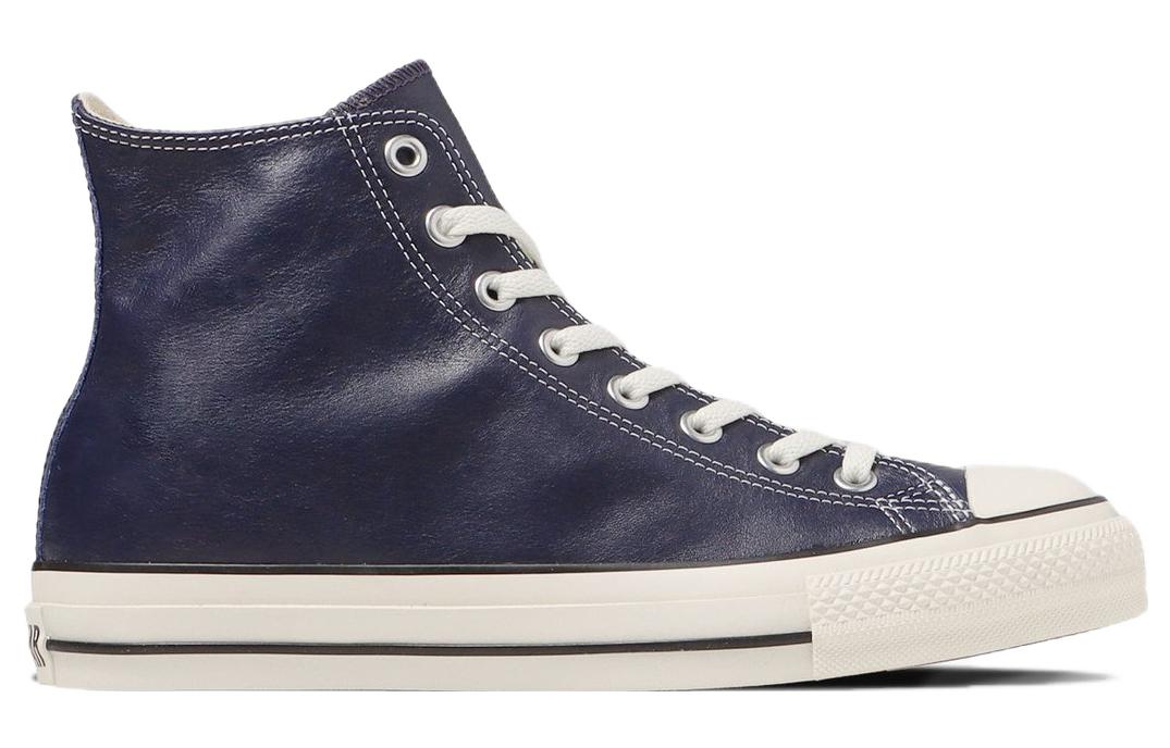 Order 컨버스 올스타 네이비 가죽 하이탑 (올리브 그린 accent) 31308270