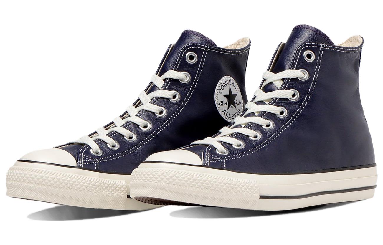 Lookbook 컨버스 올스타 네이비 가죽 하이탑 (올리브 그린 accent) 31308270