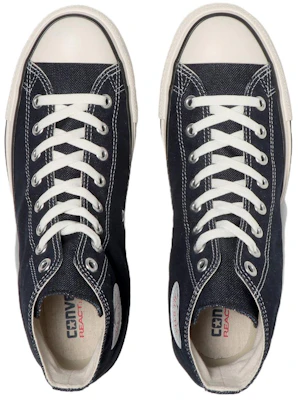 匡威 All Star Ⓡ 有機牛仔 高筒防滑耐磨 帆布鞋 男女同款 靛藍色 Shop 匡威 All Star Ⓡ 有機牛仔 高筒防滑耐磨 帆布鞋 男女同款 靛藍色