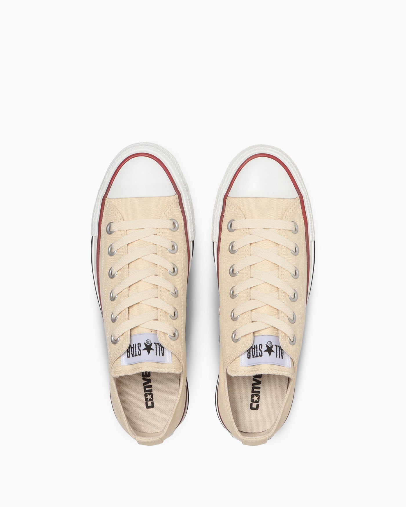 Shop Converse All Star OX 低筒休閒鞋 自然白 31316890