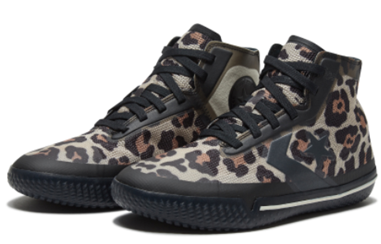 Lookbook 컨버스 올스타 프로 BB "레오파드 블랙" 166451C247