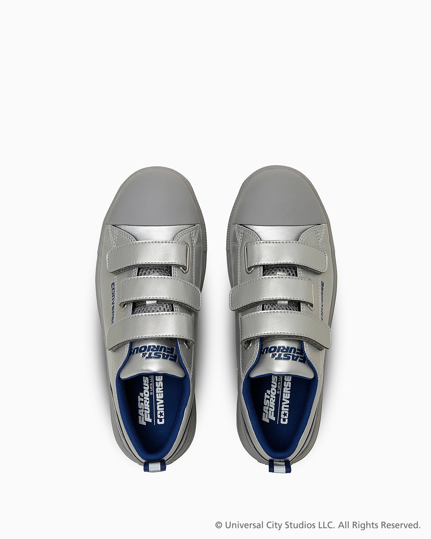 Lookbook コンバース オールスター PS V-3 OX / ワイルド・スピード シルバー/ブルースニーカー 33702000