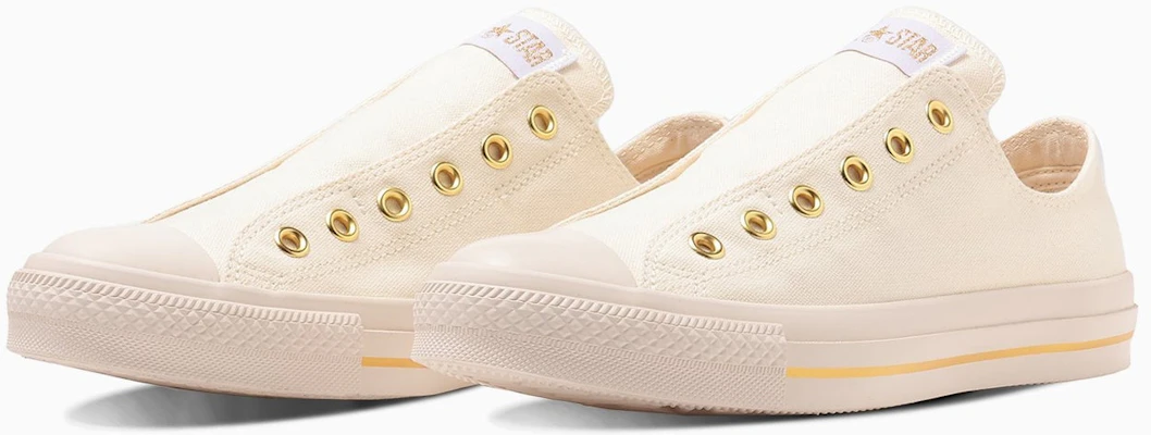 Converse All Star Slip III OX Sneakers Off-White/Gold Kasut Lelaki/Wanita. 31312230 Order Converse All Star Slip III OX Sneakers Off-White/Gold Kasut Lelaki/Wanita. 31312230