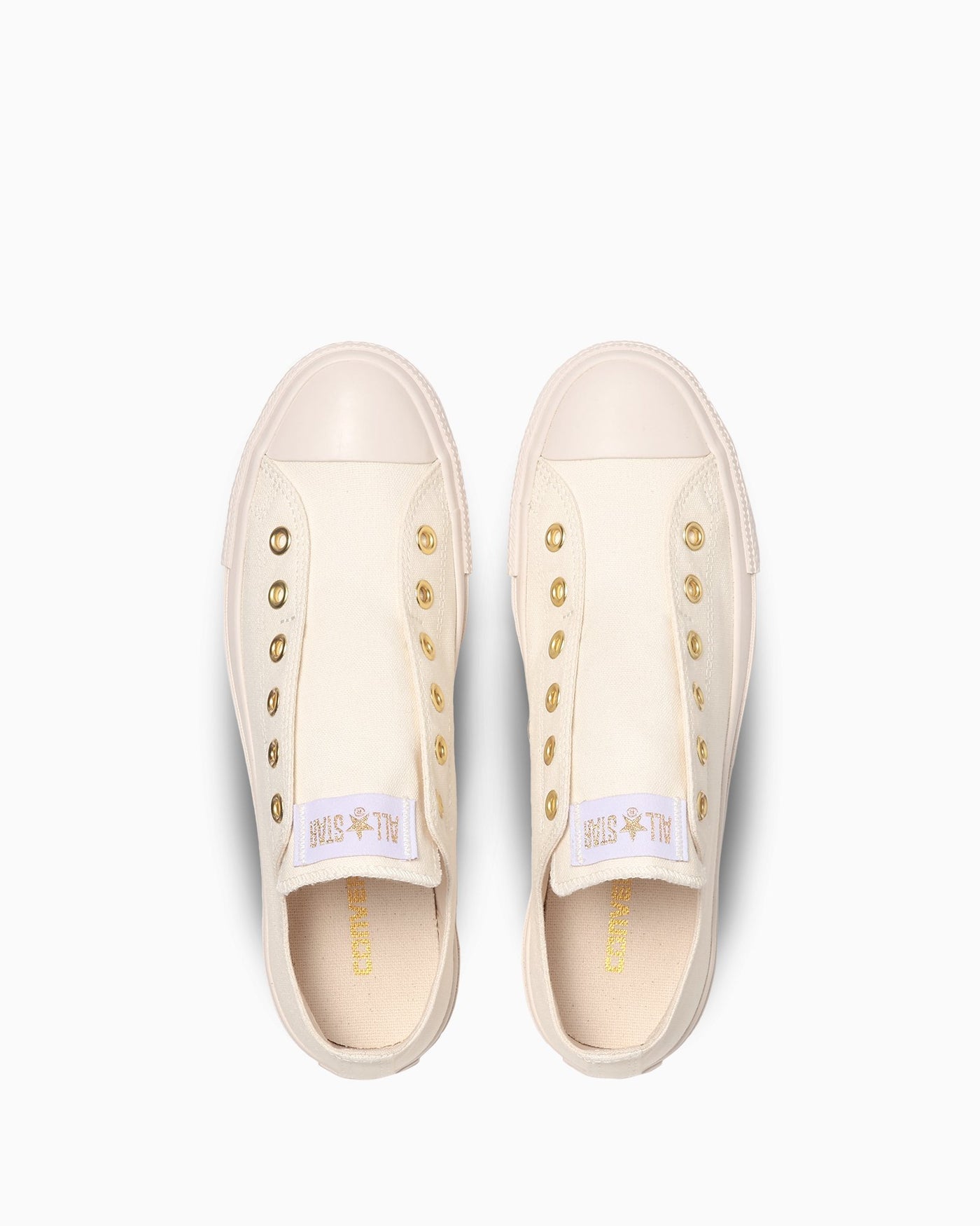 Shop Converse All Star Slip III OX Sneakers Off-White/Gold Kasut Lelaki/Wanita. 31312230
